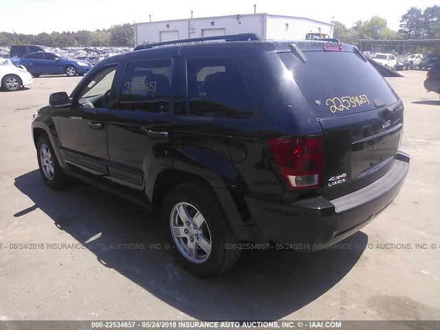 1J4GR48K76C313064 - 2006 JEEP GRAND CHEROKEE LAREDO/COLUMBIA/FREEDOM BLACK photo 3