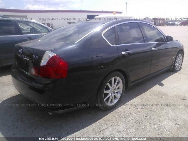 JNKAY01E76M107571 - 2006 INFINITI M35 SPORT BLACK photo 4