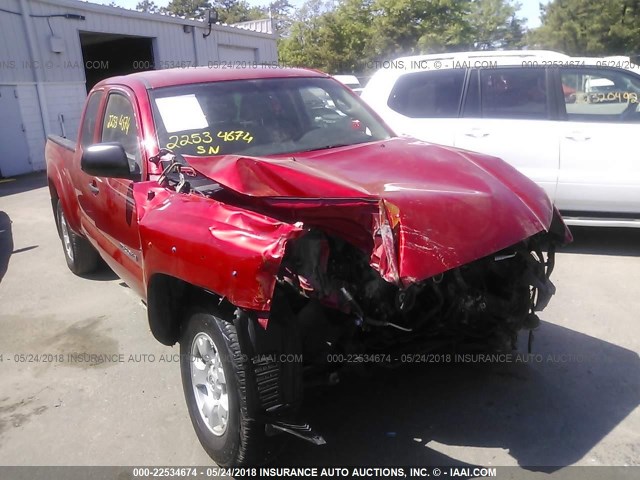 5TFUX4EN4DX017843 - 2013 TOYOTA TACOMA ACCESS CAB RED photo 1