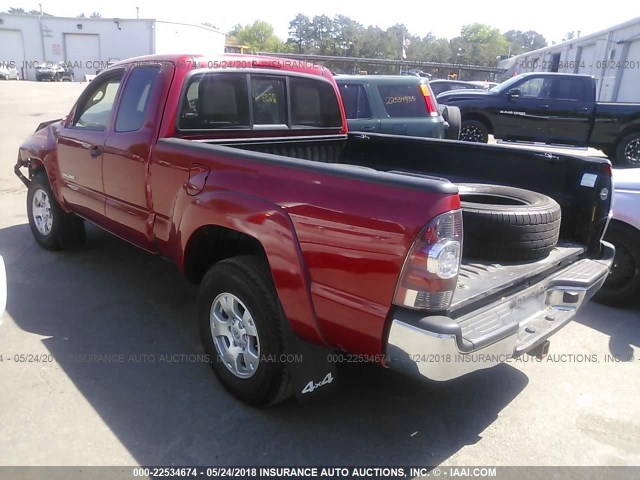5TFUX4EN4DX017843 - 2013 TOYOTA TACOMA ACCESS CAB Rot Foto 3