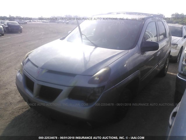 3G7DA03E43S502835 - 2003 PONTIAC AZTEK GRAY photo 2