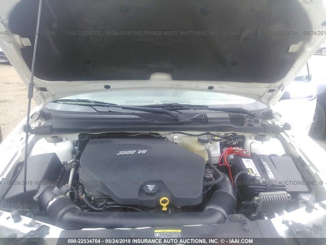 1G1ZS58N58F146698 - 2008 CHEVROLET MALIBU LS თეთრი ფოტო 10