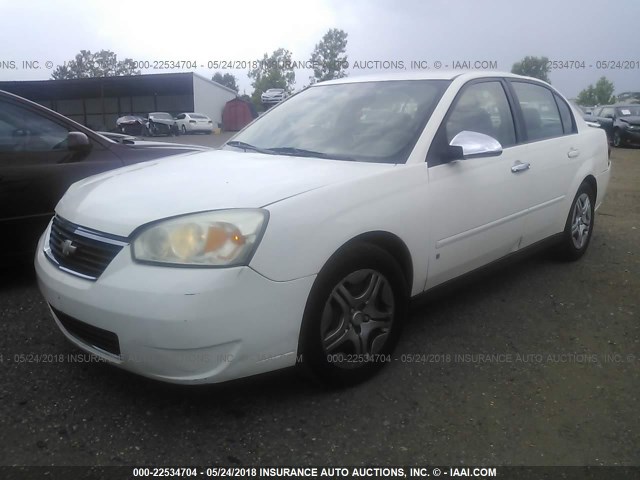 1G1ZS58N58F146698 - 2008 CHEVROLET MALIBU LS თეთრი ფოტო 2