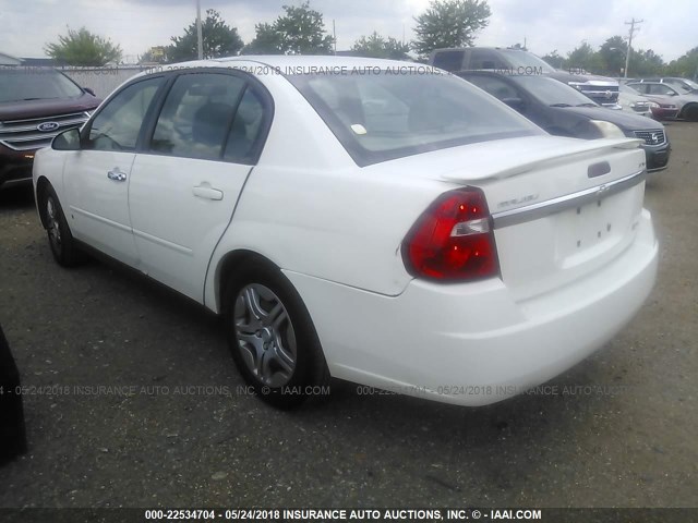 1G1ZS58N58F146698 - 2008 CHEVROLET MALIBU LS თეთრი ფოტო 3