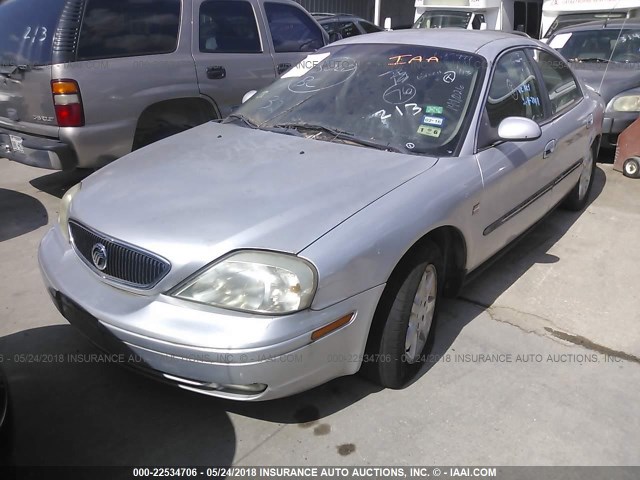 1MEFM55SX1A635999 - 2001 MERCURY SABLE LS PREMIUM GRAY photo 2