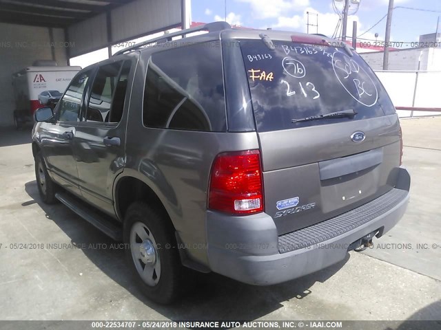 1FMZU62K53ZB43163 - 2003 FORD EXPLORER XLS/XLS SPORT GRAY photo 3