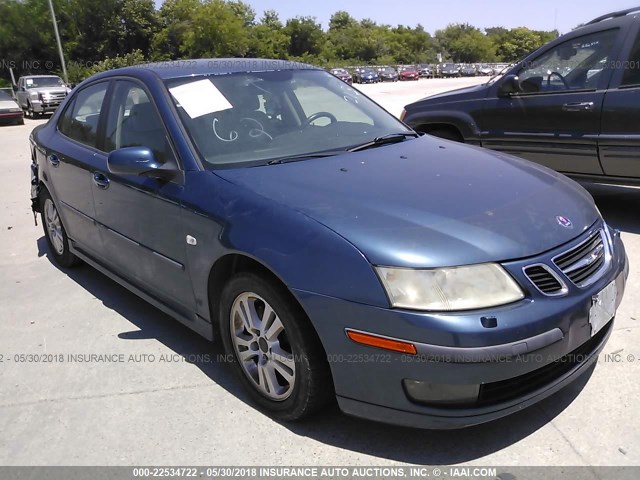 YS3FD49Y061029427 - 2006 SAAB 9-3 BLUE photo 1