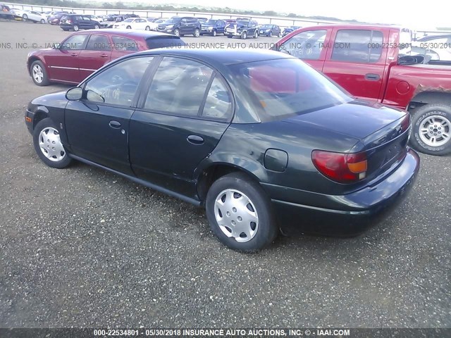 1G8ZH52882Z158742 - 2002 SATURN SL1 GREEN photo 3