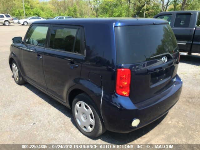 JTLKE50E181011795 - 2008 TOYOTA SCION XB BLUE photo 3