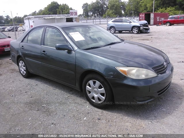 4T1BE32KX3U689743 - 2003 TOYOTA CAMRY LE/XLE/SE მწვანე ფოტო 1