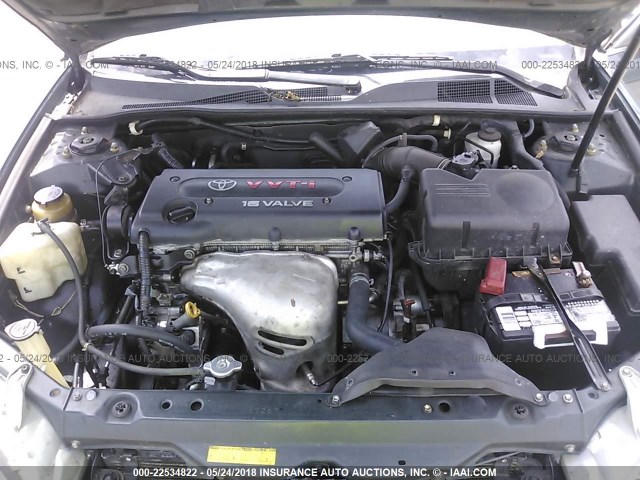 4T1BE32KX3U689743 - 2003 TOYOTA CAMRY LE/XLE/SE მწვანე ფოტო 10