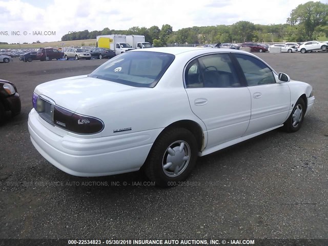 1G4HP54K2Y4127470 - 2000 BUICK LESABRE CUSTOM WHITE photo 4