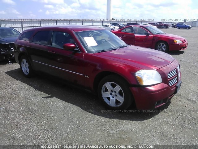 2D4FV47VX7H663556 - 2007 DODGE MAGNUM SXT RED photo 1