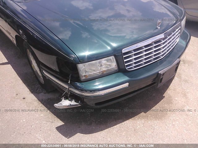 1G6KD54Y0XU795213 - 1999 CADILLAC DEVILLE GREEN photo 6