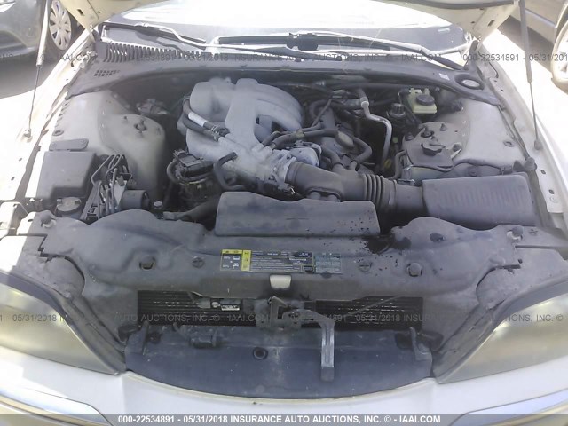 1LNHM86S23Y678961 - 2003 LINCOLN LS CREAM photo 10
