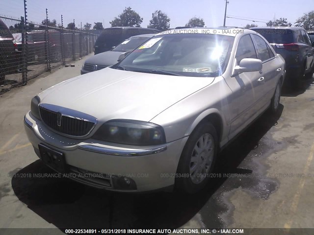 1LNHM86S23Y678961 - 2003 LINCOLN LS CREAM photo 2