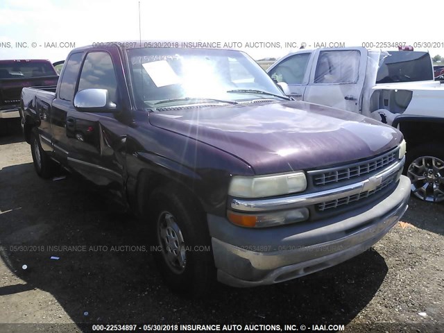 2GCEC19T521189641 - 2002 CHEVROLET SILVERADO C1500 BURGUNDY photo 1