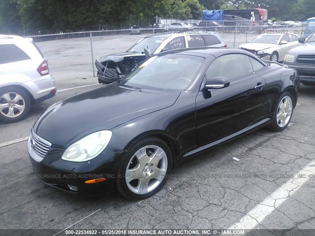 JTHFN48Y520022493 - 2002 LEXUS SC 430 BLACK photo 2