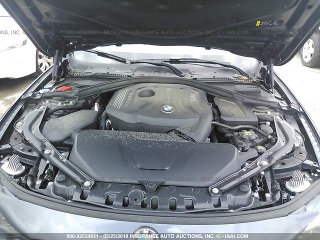 WBA4Z3C55JEA31698 - 2018 BMW 430XI GRAY photo 10