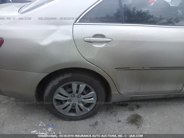 4T1BE46K57U597056 - 2007 TOYOTA CAMRY NEW GENERAT CE/LE/XLE/SE GOLD photo 6