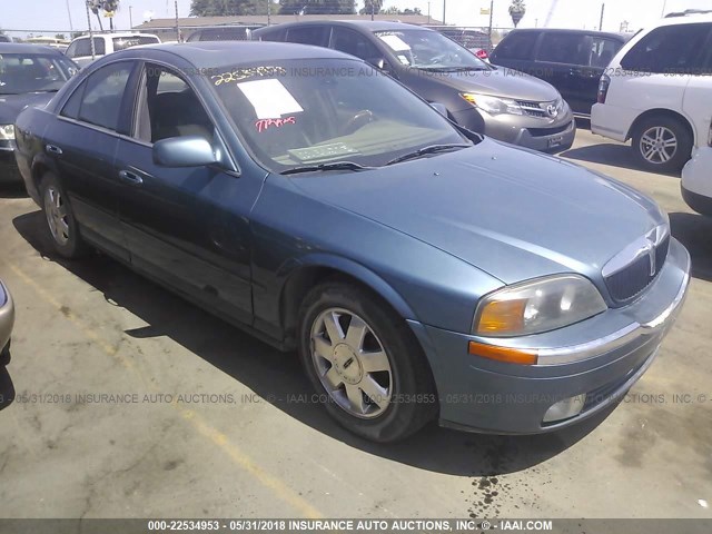 1LNHM87A52Y681101 - 2002 LINCOLN LS Mavi foto 1