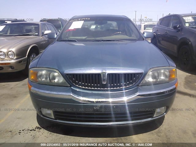 1LNHM87A52Y681101 - 2002 LINCOLN LS Mavi foto 6
