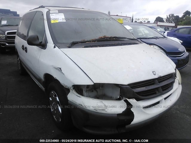 2B4GP45R7WR664350 - 1998 DODGE CARAVAN SE/SPORT WHITE photo 1