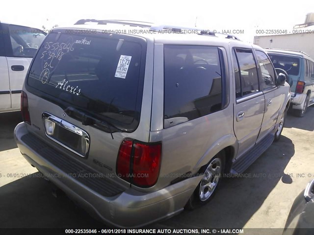 5LMFU28A41LJ05365 - 2001 LINCOLN NAVIGATOR 金色 照片 4