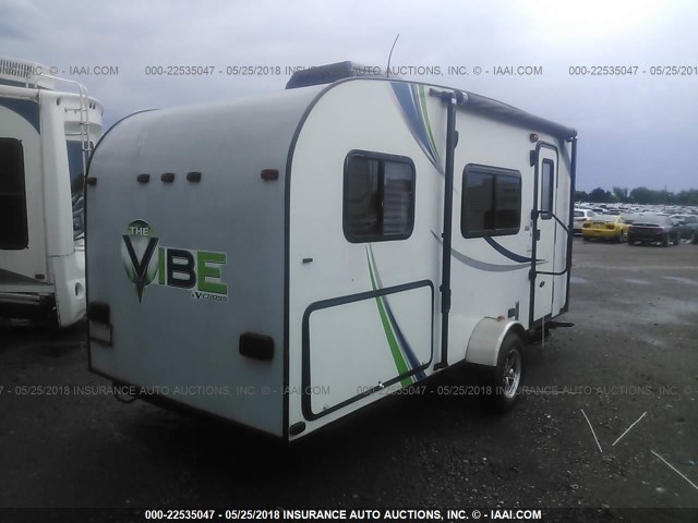 4X4TVCV11E5103191 - 2014 FOREST RIVER TRAILER  WHITE photo 4