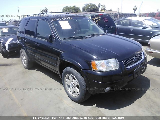 1FMCU04103KA68291 - 2003 FORD ESCAPE LIMITED BLACK photo 1