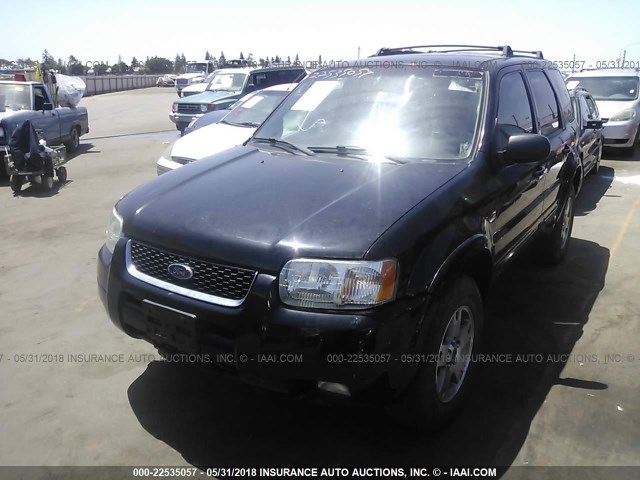 1FMCU04103KA68291 - 2003 FORD ESCAPE LIMITED BLACK photo 2