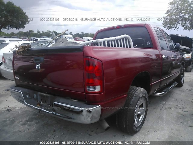 1D7HA18K36J243001 - 2006 DODGE RAM 1500 ST RED photo 4