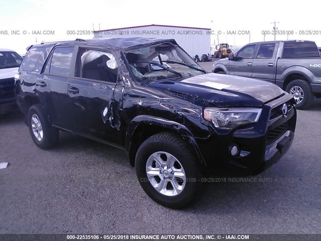 JTEBU5JR9J5489103 - 2018 TOYOTA 4RUNNER SR5 PREM/LTDL/TRAIL/TRD BLACK photo 1