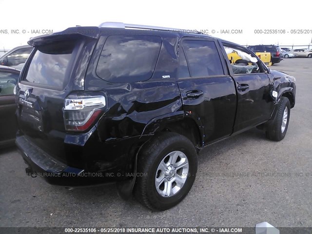 JTEBU5JR9J5489103 - 2018 TOYOTA 4RUNNER SR5 PREM/LTDL/TRAIL/TRD BLACK photo 4