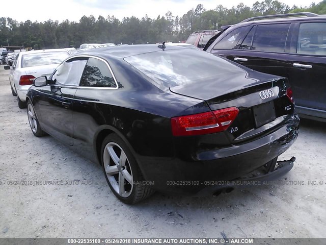 WAULFAFR8AA065131 - 2010 AUDI A5 PREMIUM PLUS BLACK photo 3