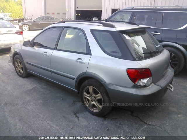 JF1GG68514H810781 - 2004 SUBARU IMPREZA OUTBACK SPORT GRAY photo 3