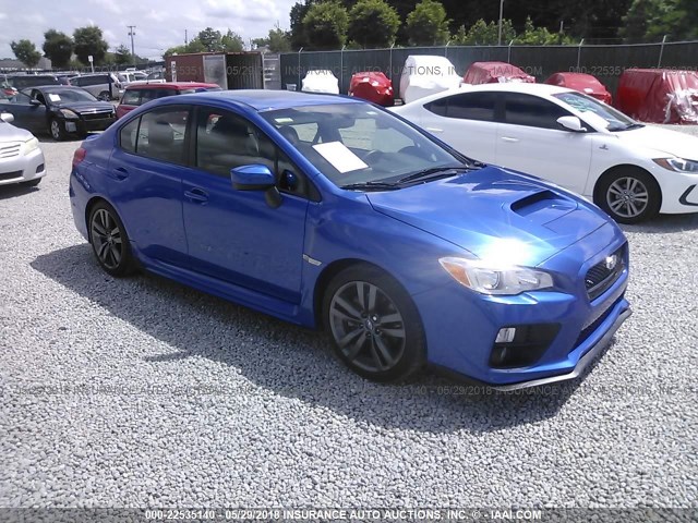 JF1VA1E61H9838900 - 2017 SUBARU WRX PREMIUM BLUE photo 1