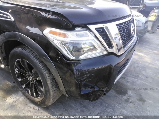 JN8AY2NE9H9706974 - 2017 NISSAN ARMADA PLATINUM BLACK photo 6