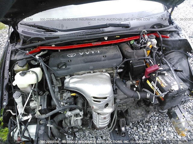 JTKDE177X60077696 - 2006 TOYOTA SCION TC 黑色 照片 10