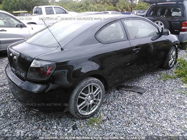 JTKDE177X60077696 - 2006 TOYOTA SCION TC 黑色 照片 4