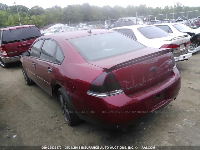 2G1WC5E30E1189058 - 2014 CHEVROLET IMPALA LIMITED LTZ RED photo 3