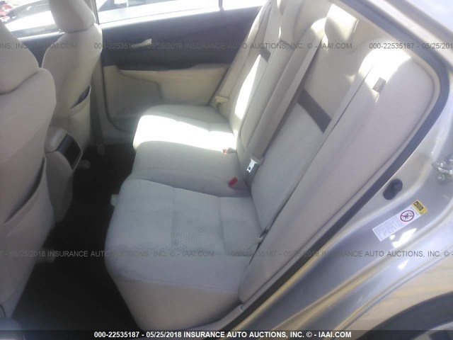 4T4BF1FK6ER381568 - 2014 TOYOTA CAMRY L/SE/LE/XLE 金色 照片 8