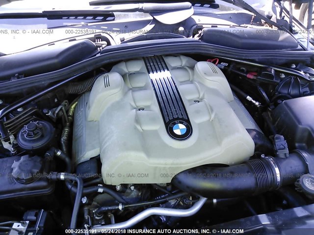 WBANB33544B113014 - 2004 BMW 545 I BLACK photo 10