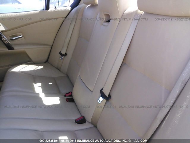 WBANB33544B113014 - 2004 BMW 545 I BLACK photo 8