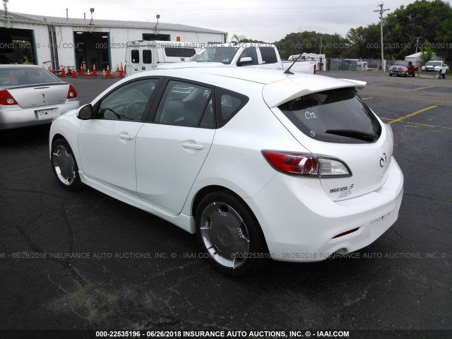 JM1BL1H51A1264023 - 2010 MAZDA 3 S WHITE photo 3