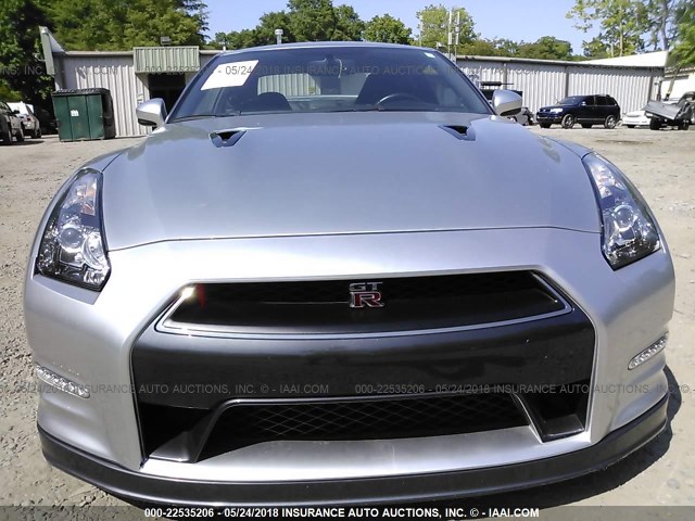 JN1AR5EF5CM250502 - 2012 NISSAN GT-R PREMIUM GRAY photo 6