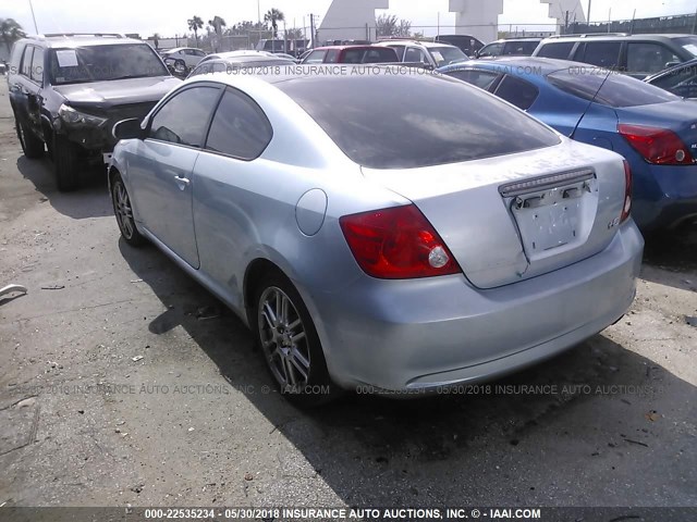 JTKDE177160096251 - 2006 TOYOTA SCION TC 浅蓝色 照片 3