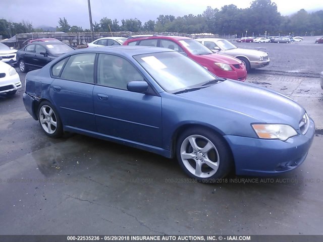 4S3BL626177203582 - 2007 SUBARU LEGACY 2.5I LIMITED BLUE photo 1