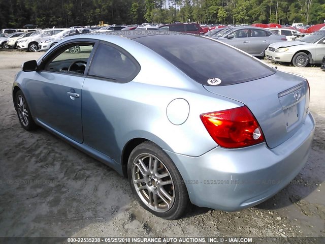 JTKDE177960100675 - 2006 TOYOTA SCION TC 蓝色 照片 3