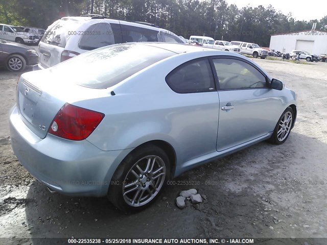 JTKDE177960100675 - 2006 TOYOTA SCION TC 蓝色 照片 4